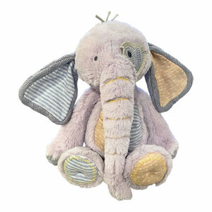 Demdaco Oddball Elephant Plush Lovey Retired 2020 Stuffed Animal Lavender 13”